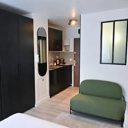 Cosy Studio 2/3p, Canal St-martin Avec Parking Prive Lejlighed *